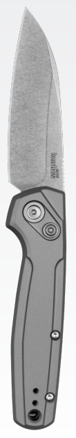 Kershaw Launch 24 OTS Auto Gray 3in Stonewash 14C28N Sheepsfoot AUKS7405