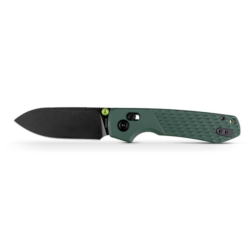 Vosteed Raccoon ModSwap™ Folding Knife Green 3.17 SW Black Nitro-V Drop Point