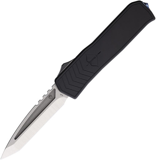 Medford Merc 1 OTF Auto Black W/Black Spring Flamed Clip 3.75in Tumbled S45Vn Tanto MK2134TT-42AB-Q2CF-BF