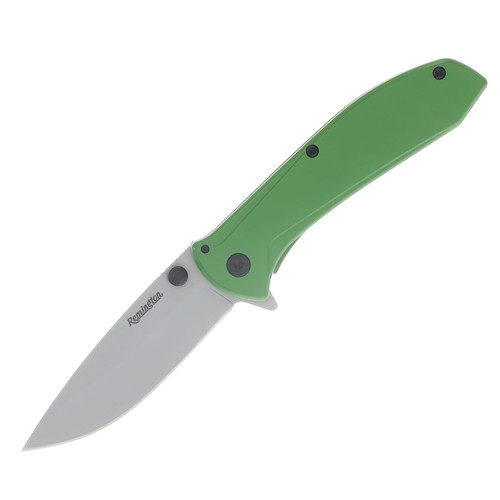 Remington Cutlery Folding Knife Green 3in 440 SS Drop Point REM1