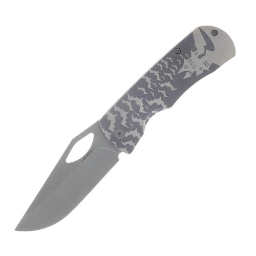 Mcnee's Little Dixon Folding Knife Engraved Halloween 3.25in Mangnamax MCLITTLEDIXHALLMAX