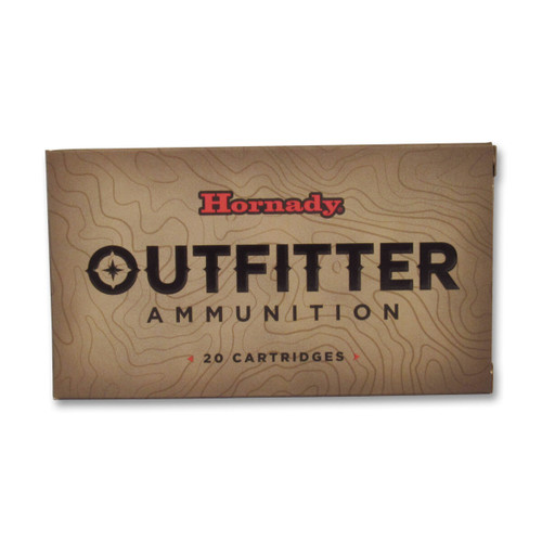 Hornady Outfitter Ammo 308 Winchester 165 Grain Brass 20 Rounds GMX LF