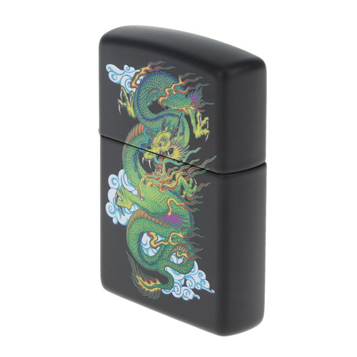 Zippo Lighter Dragon Black Matte 1