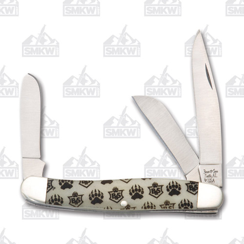 Bear & Son Stockman Branded White Bone