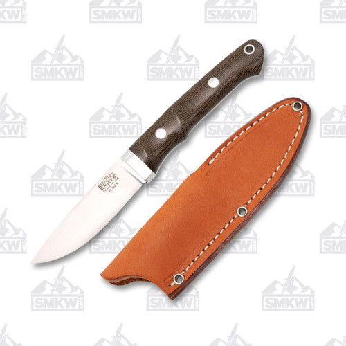 Bark River Classic Utility Caper Fixed Blade Knife Green