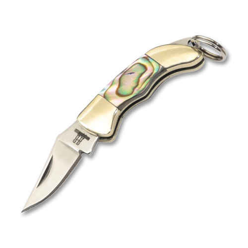 Rough Ryder Tiny Folding Hunter (Mini  Genuine Abalone)