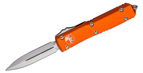 Microtech Ultratech Out-The-Front Automatic Knife (D/E Stonewash | Orange)