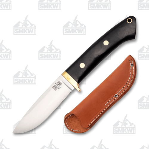 Bark River Classic Drop Point Hunter Fixed Blade Knife Black