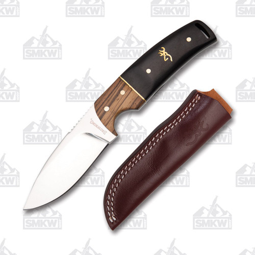 Browning Buckmark Hunter Fixed blade Knife Hardwood