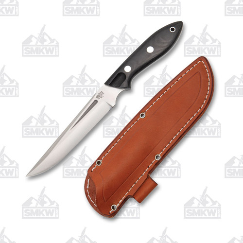 Bark River Adventurer Fixed Blade Knife Thistle Black