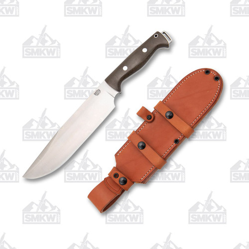 Bark River Bravo Crusader Fixed Blade Knife Green