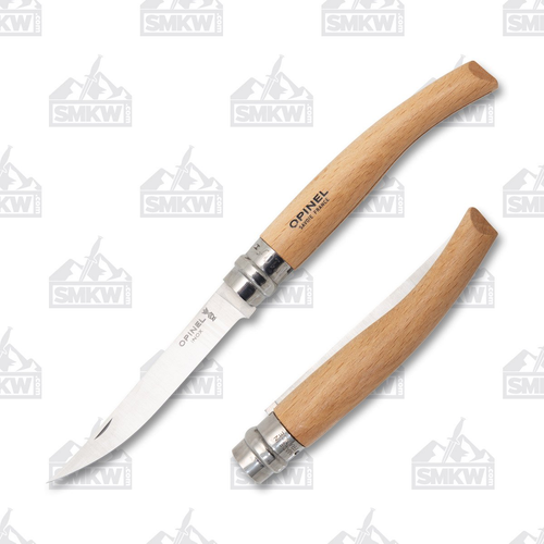 Opinel No. 10 Slim Folding Knife Beechwood