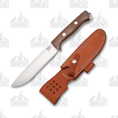 Bark River Bravo 1.5 Fixed Blade Knife Rampless S35VN Blade Natural Micarta