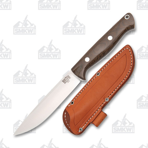 Bark River Gunny Vortex Fixed Blade Knife Rampless Green