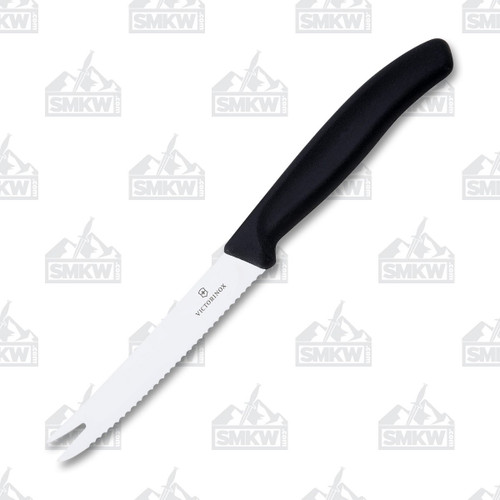 Victorinox Classic Cheese and Sausage Knife Black