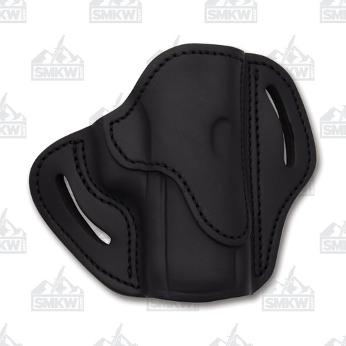 1791 Gunleather Stealth Black Open Top Right Hand OWB 2.4S Multi-Fit Belt Holster Size 1