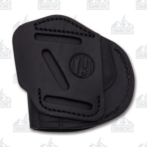 1791 Gunleather 4-Way Holster 4WH-4 Stealth Black Right Carry Leather IWB & OWB