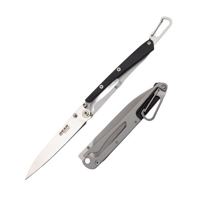 Bear & Son Minimal Framelock 3.25 Inch Plain Satin Drop Point