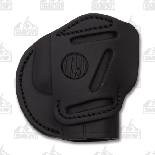 1791 Gunleather Stealth Black Three-Way Multi-Fit Ambidextrous OWB Belt Holster Size 3