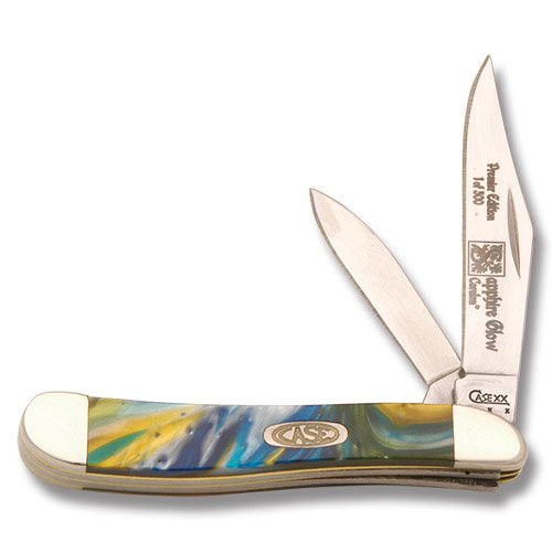 Case Sapphire Glow Corelon Peanut Folding Knife CA9220SG