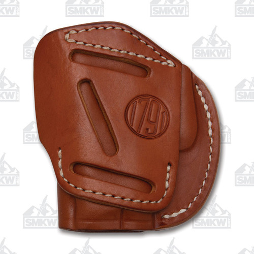 1791 Gunleather 4-Way Holster 4WH-2 Classic Brown Right Carry Leather IWB & OWB 4WH2CBRR