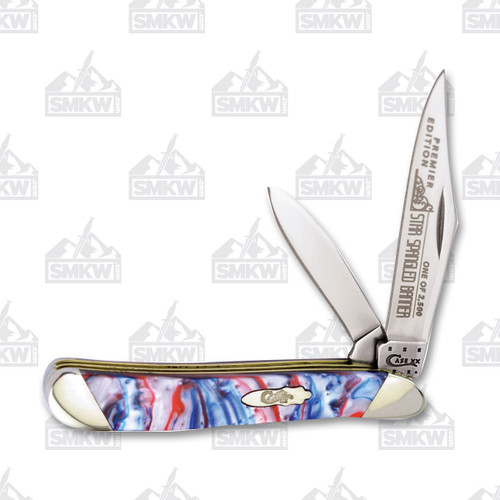 Case XX Star Spangled Banner Corelon Peanut Folding Knife CA9220STAR