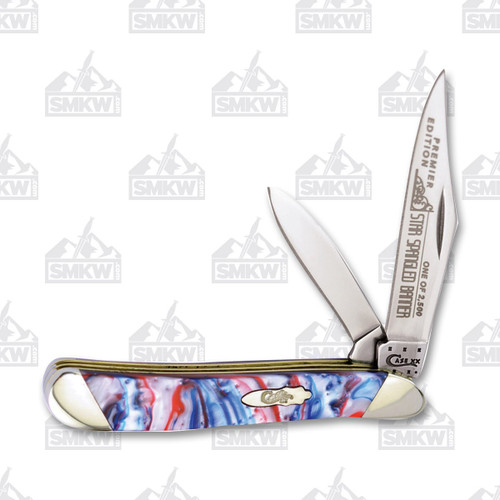 Case Star Spangled Banner Peanut Folding Knife