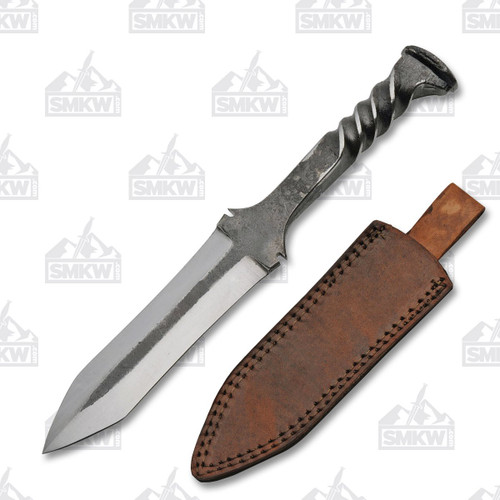SZCO Supplies 11.5in Hand-Forged Railroad Spike Dagger