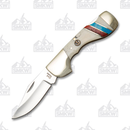 Frost Steel Warrior Liberty Bell Choctaw Lockback FRSW105LB