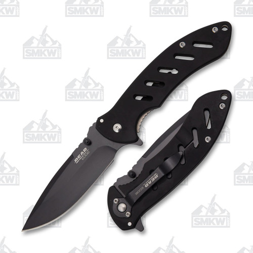 Bear & Son Bear Edge Large Brisk Folding Knife Black