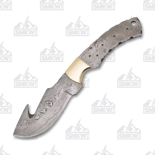 4.25" Damascus Guthook Blade Blank