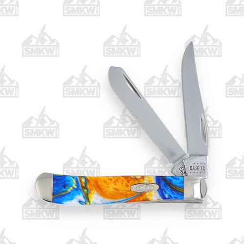 Case Sapphire Glow Corelon Mini Trapper Folding Knife