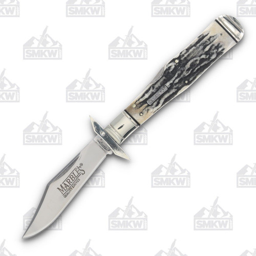 Marbles Black Stag Large Swing Guard Knife