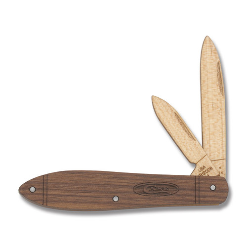 Case Build Your Own Wooden Tear Drop Folding Knife Kit