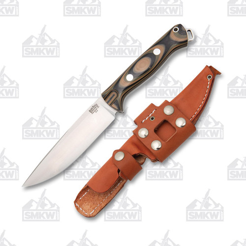 Bark River Bravo Vortex Fixed Blade Knife Rampless Camo