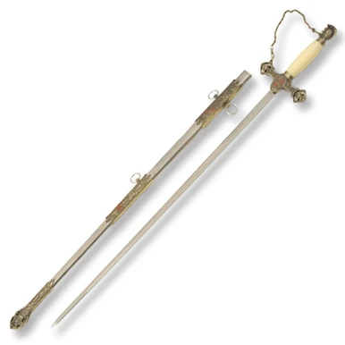 SZCO Supplies Masonic Knights Templar Ceremonial Sword 35 Inch Overall