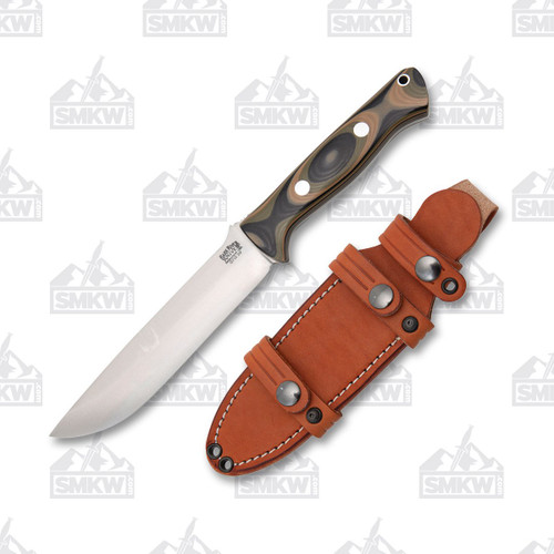 Bark River Bravo 1.5 LT Fixed Blade Knife Camo Ramped