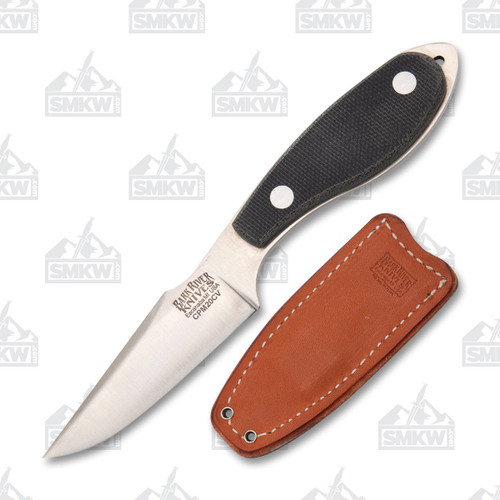 Bark River Harpoon Necker Fixed Blade Knife Black