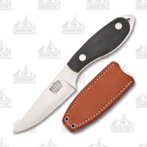 Bark River Caper Necker Fixed Blade Knife Black