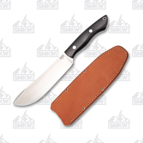 Bark River Kalahari II Fixed Blade Knife Black