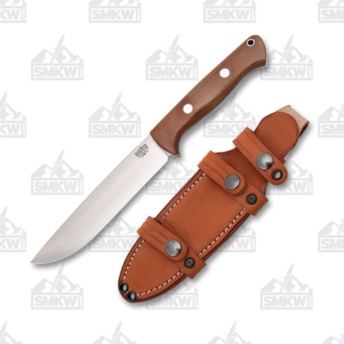 Bark River Bravo 1.5 LT Fixed Blade Knife Natural Rampless
