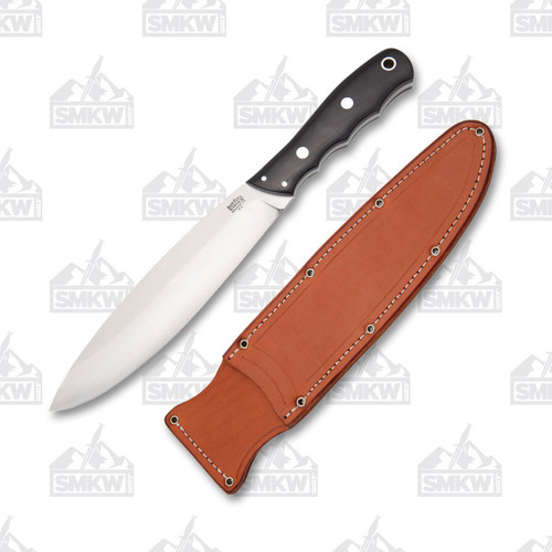 Bark River Canadian Camp II Fixed Blade Knife Black