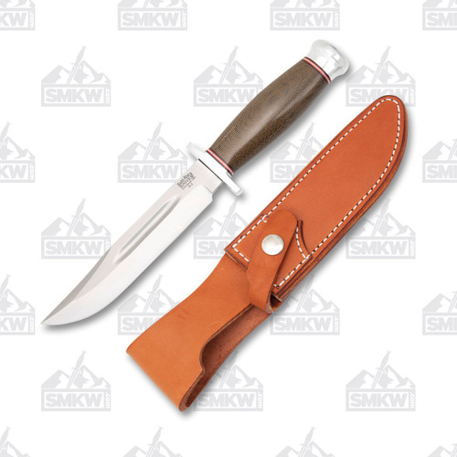 Bark River Boone ll Fixed Blade Knife Green