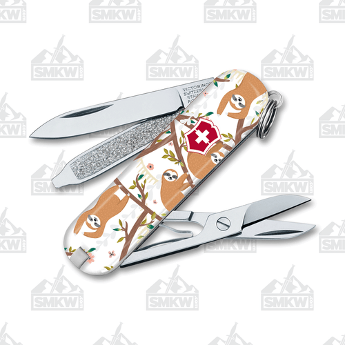 Victorinox Classic SD Swiss Army Knife Sloths