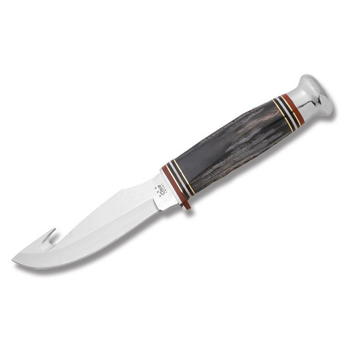 Case Buffalo Horn Hunter Fixed Blade Knife CA17914