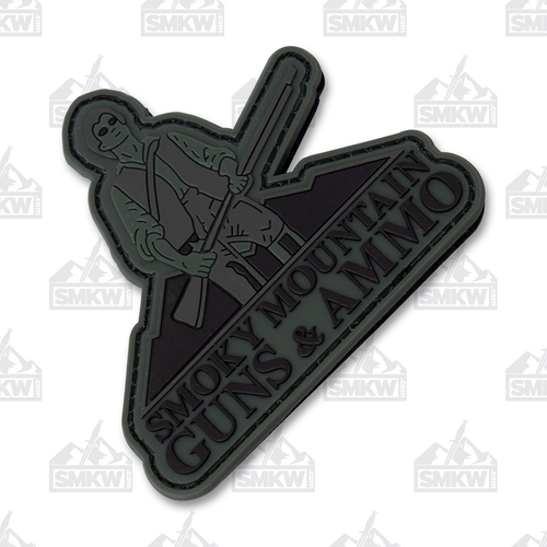 Smoky Mountain Guns and Ammo Velcro Patch Black