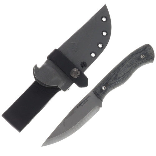 Condor Ripper Fixed Blade Knife Micarta 4.6in Blasted Satin Drop Point CTK3939456