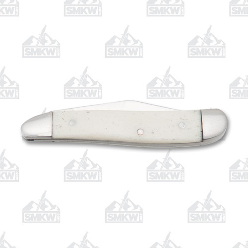 White Bone Peanut Single Blade Folding Knife