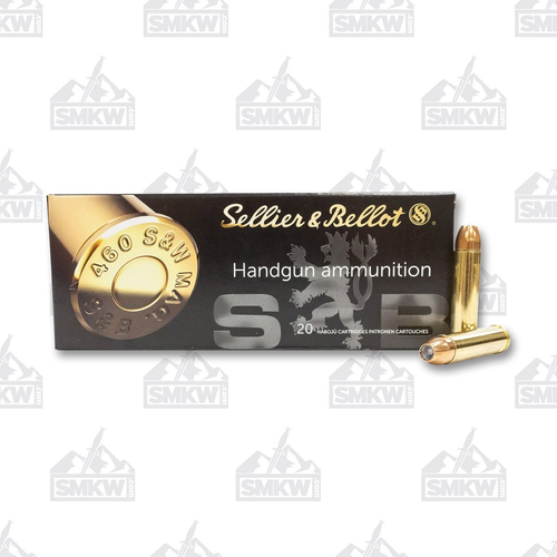 Sellier and Bellot .460 S&W Mag 255 Grain JHP 20 Rds SB460B