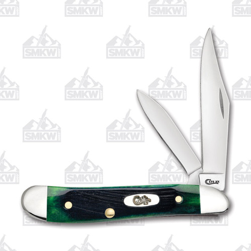 Case Saw Cut Hunter Green Bone Peanut